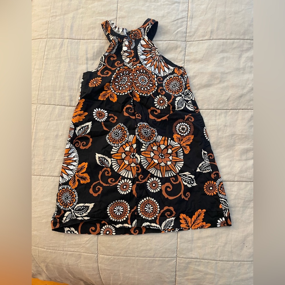 Baby Gap 4t orange brown sleeveless dress
